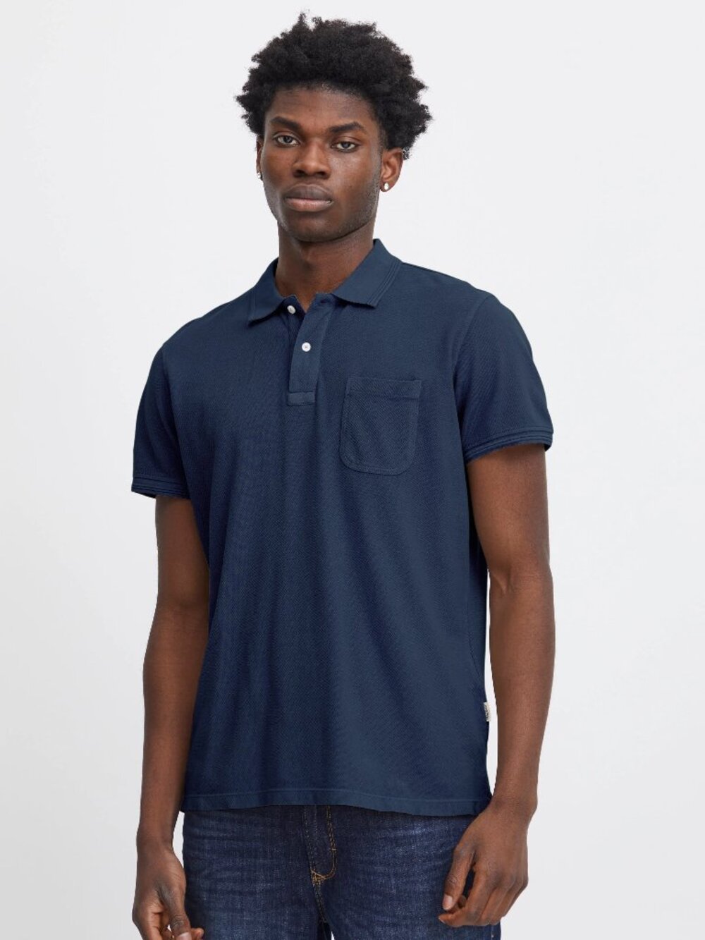Blend Navy Short Sleeve Polo/20969